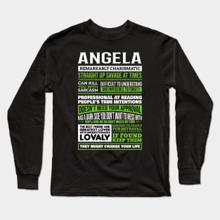 Angela Long Sleeve T-Shirt